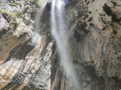 Cascade de Courmes, chute d'eau de 40 mètres de haut classée site naturel, située dans les Gorges du Loup, Alpes-Maritimes. @jeanpaul 2025
