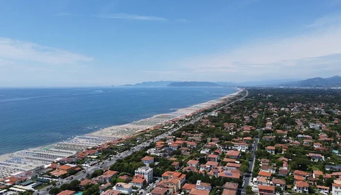City of Forte dei Marmi which translates to Marble Fort.