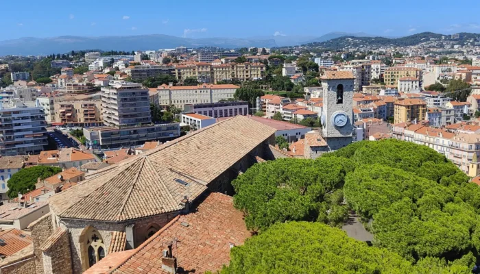 Vue sur la ville de Cannes
