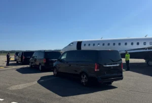Mission EDEN CAB meet&greet on the tarmac in the French Riviera